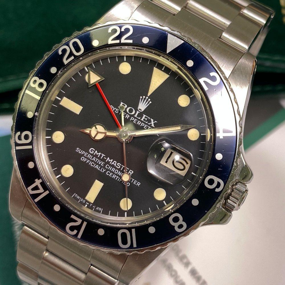 Rolex GMT Master 16750 Matte Dial (1981) - Swiss Watch Trader 