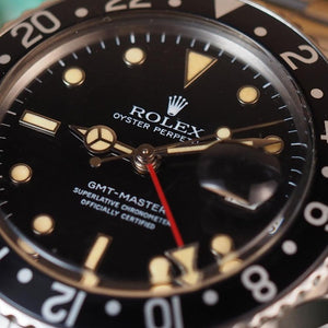 Rolex GMT Master 16750 Spider Dial •FULL SET• (1985) - Swiss Watch Trader 