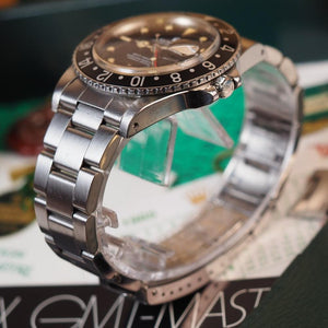 Rolex GMT Master 16750 Spider Dial •FULL SET• (1985) - Swiss Watch Trader 