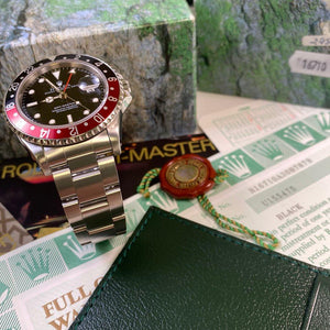 Rolex GMT Master II 16710 Coke (1998 - U Serial) - Swiss Watch Trader 