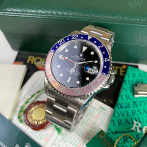 Rolex GMT Master II 16710 Pepsi (1990) - Swiss Watch Trader