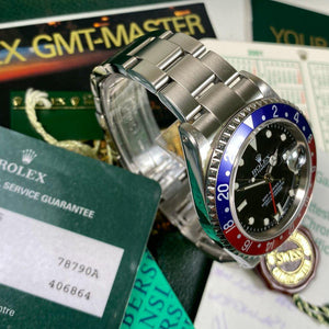 Rolex GMT Master II 16710 Pepsi (2003-K) - Swiss Watch Trader 