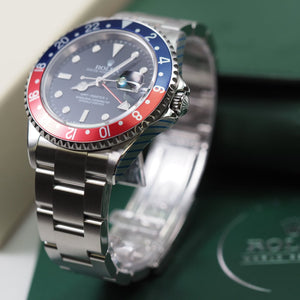 Rolex GMT Master II 16710 Pepsi (Stick Dial) - Swiss Watch Trader
