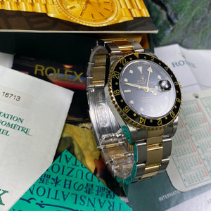 Rolex GMT Master II 16713 (2000-A) - Swiss Watch Trader 