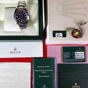 Rolex Milgauss 116400 - Black Dial - Swiss Watch Trader 