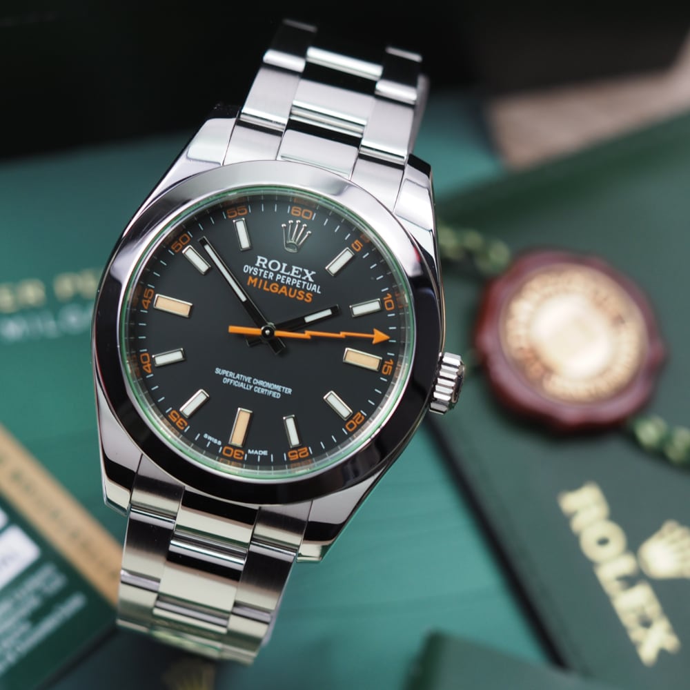 Rolex Milgauss 116400GV (2013) - Swiss Watch Trader