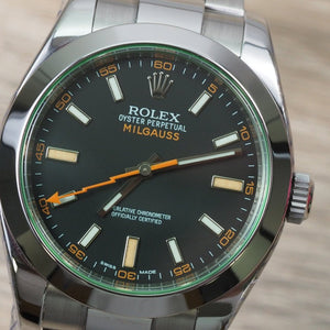 Rolex Milgauss 116400GV (Serviced) - Swiss Watch Trader