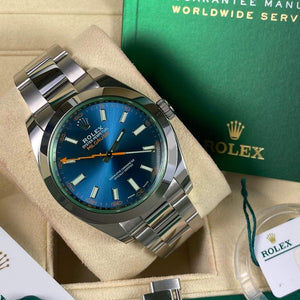 Rolex Milgauss Z-Blue 116400GV - Swiss Watch Trader