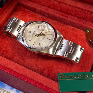 Rolex Oyster Perpetual Date 15200 34mm (1994 - S Serial) - Swiss Watch Trader 