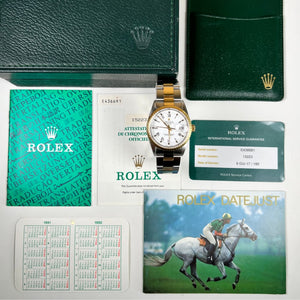 Rolex Oyster Perpetual Date 15223 (1991) - Swiss Watch Trader