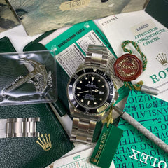 Rolex sea dweller online 16600 tritium