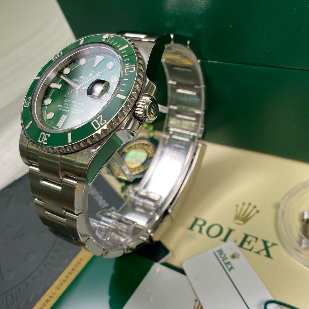 Submariner hot sale green gold