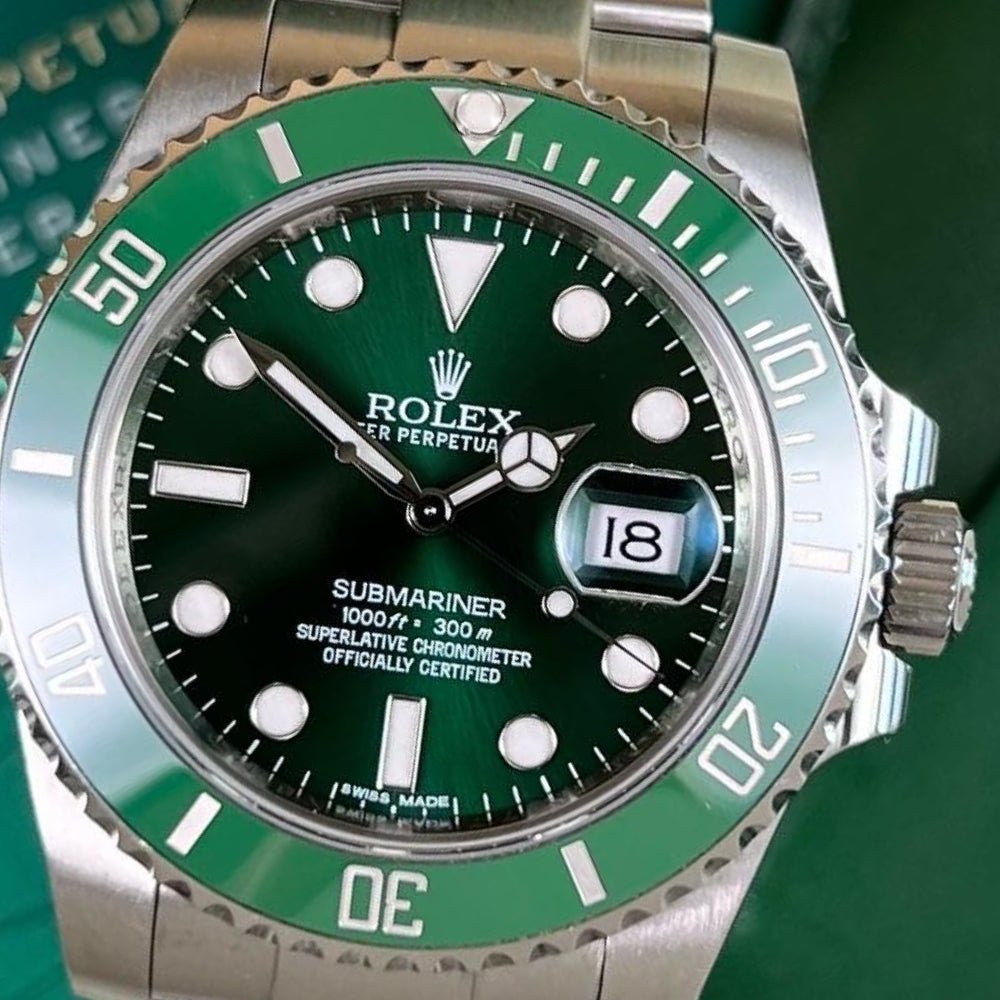 Rolex Submariner 116610LV Hulk | Swiss Watch Trader