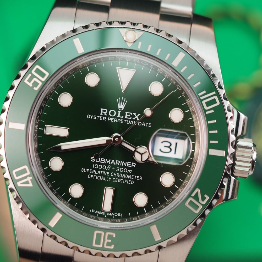 2019 Rolex Submariner Hulk 116610LV Green 40mm Ceramic Watch Box