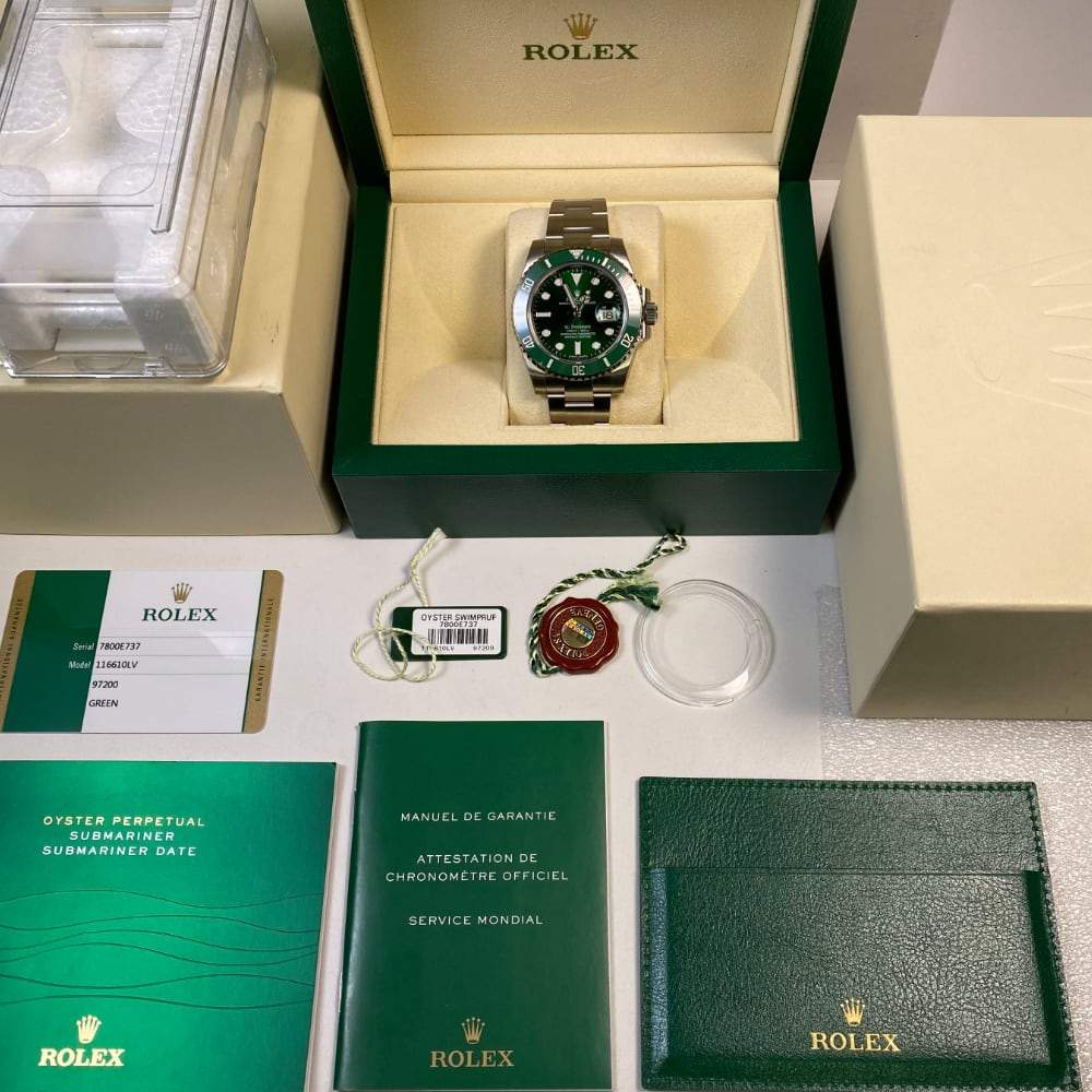 Rolex Submariner Date 116610LV-97200 Green Dial Stainless Steel