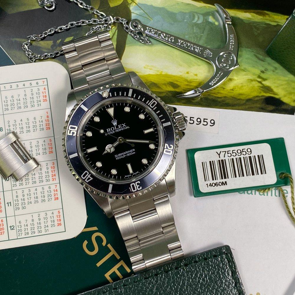 Pre Owned Rolex Submariner 14060M Two Liner No Date For Sale