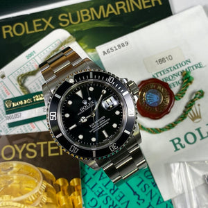 Rolex Submariner 16610 (1999-A) - Swiss Watch Trader 