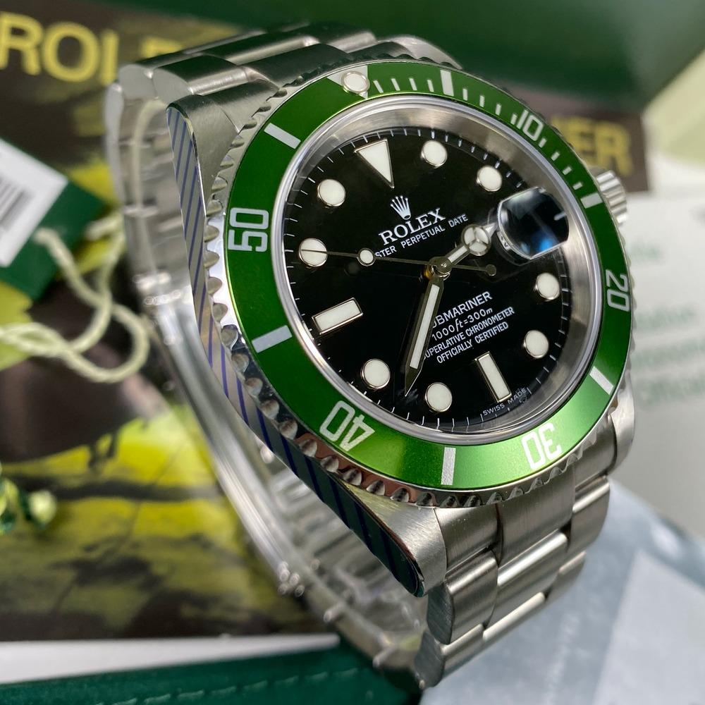 Rolex Submariner 16610LV 2005 Kermit Green Bezel Finance Available