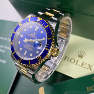 Rolex Submariner 16613 Blue - Swiss Watch Trader