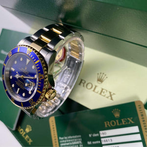 Rolex Submariner 16613 Blue - Swiss Watch Trader