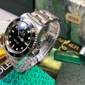Rolex Submariner 5513 (1988 - L Serial) - Swiss Watch Trader 
