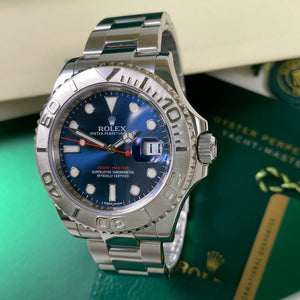 Rolex Yacht-Master 116622 •BLUE DIAL• (2016) - Swiss Watch Trader 