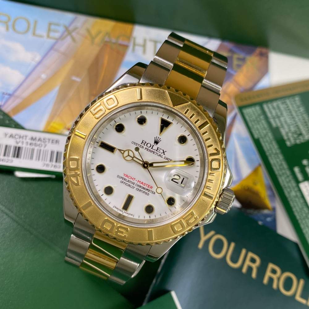 Rolex yachtmaster two discount tone