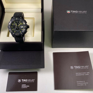 TAG Heuer Aquaracer Chronograph 500 CAJ2180 - Swiss Watch Trader 
