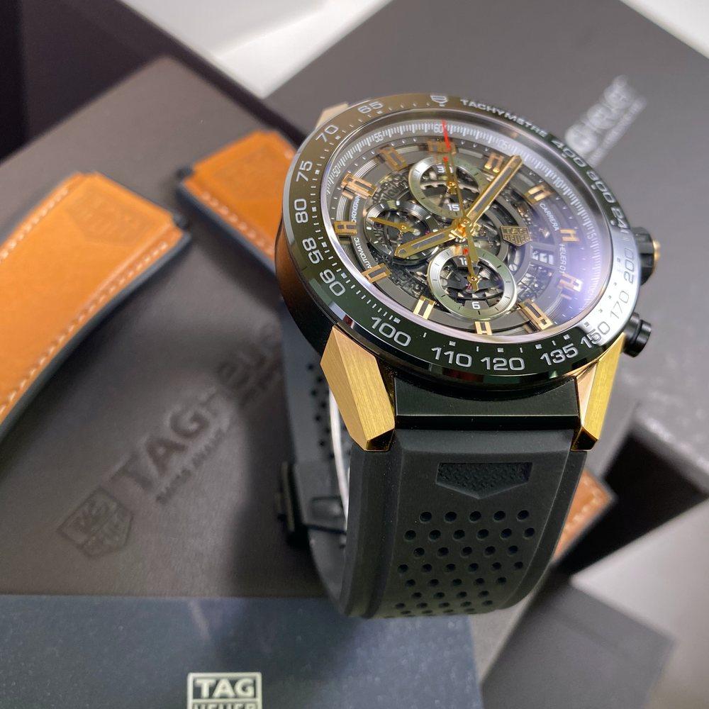 Tag heuer carrera store 01 rose gold