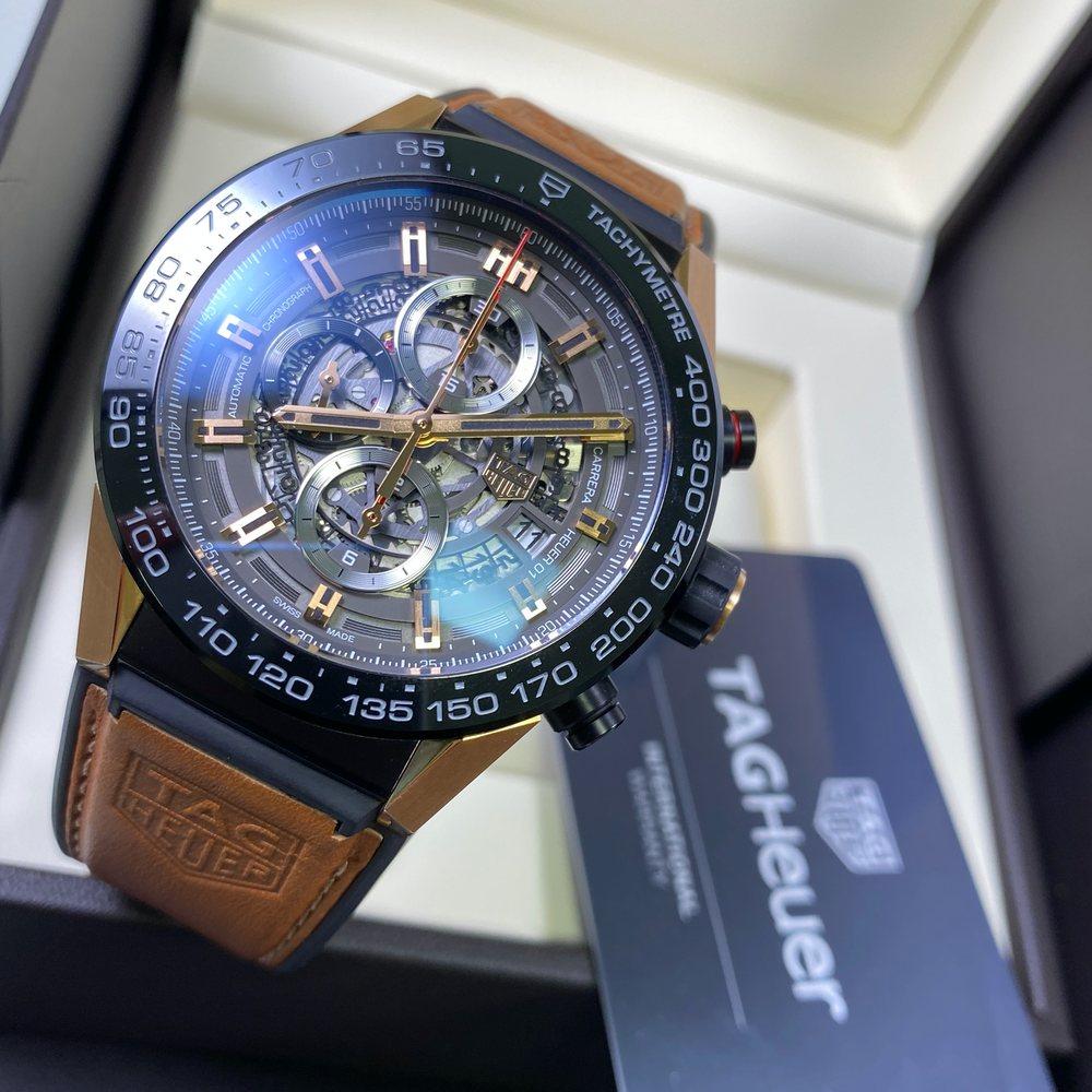 Tag heuer 01 rose gold discount