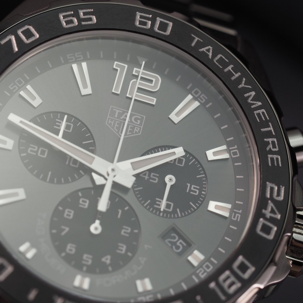 Tag heuer formula 1 black best sale