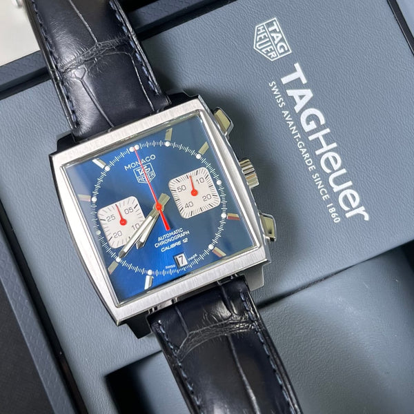 TAG Heuer Monaco Blue Dial CAW2111 for Sale Free UK Delivery