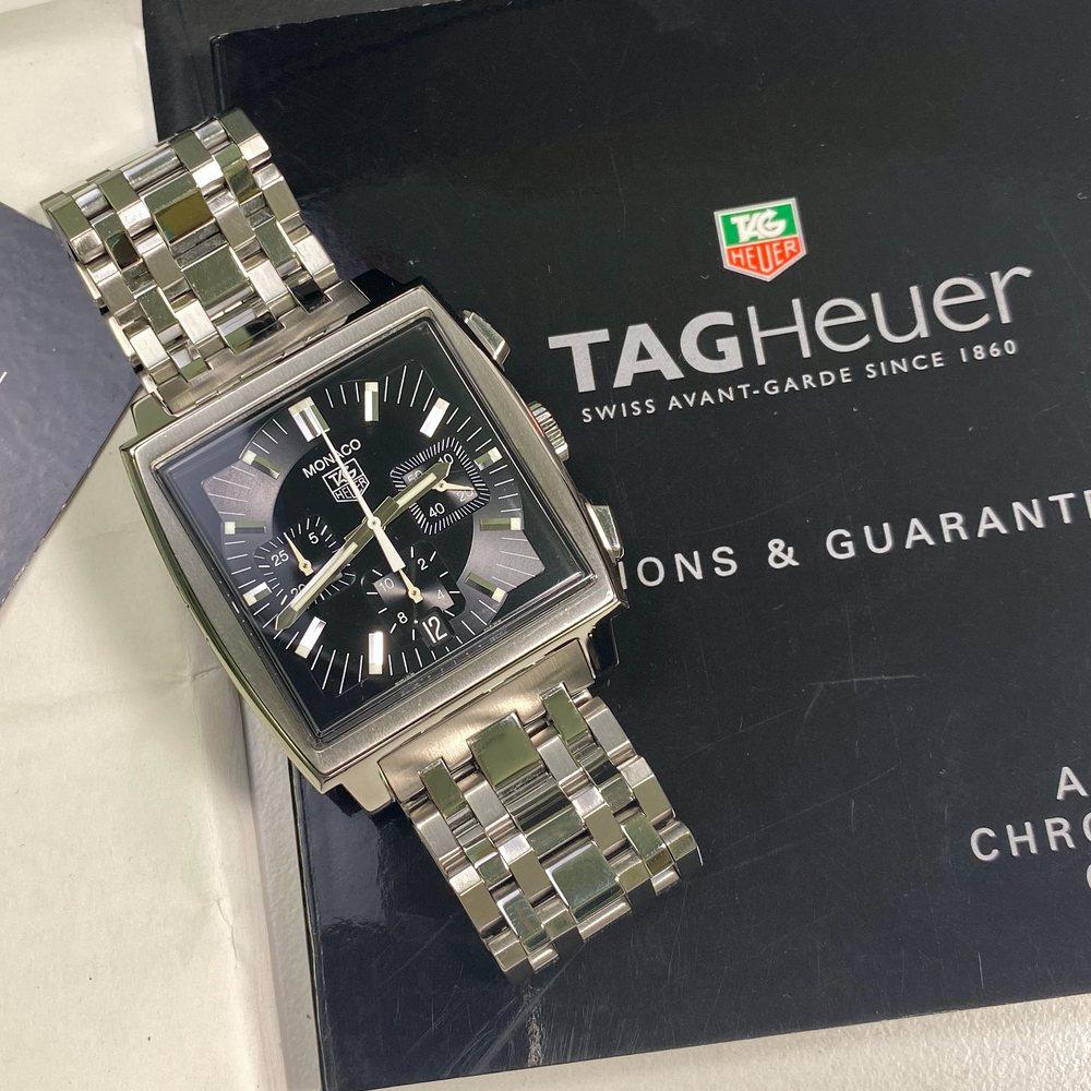Tag Heuer Monaco CW2111 Calibre 17 - Swiss Watch Trader 