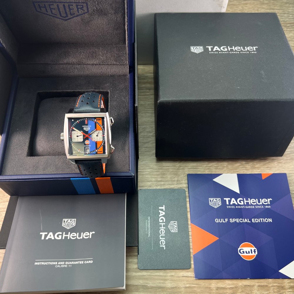 Tag heuer monaco discount gulf calibre 11