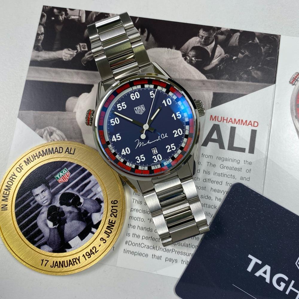 TAG Heuer Ring Master Muhammad Ali WAR2A13.BA0738 Blue Dial