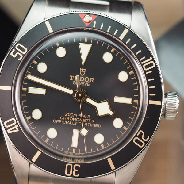 Tudor black clearance bay 58 klocksnack