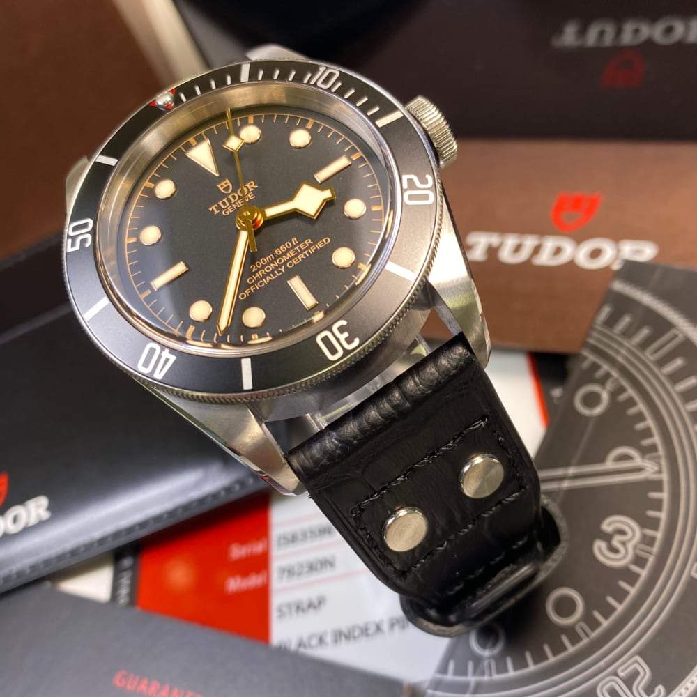 Tudor black shop bay 58 finance