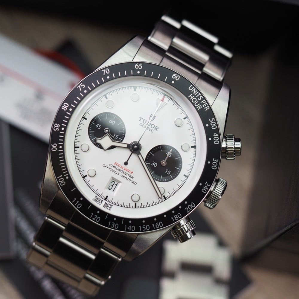 Tudor Black Bay Chrono Panda 79360N (2021) - Swiss Watch Trader