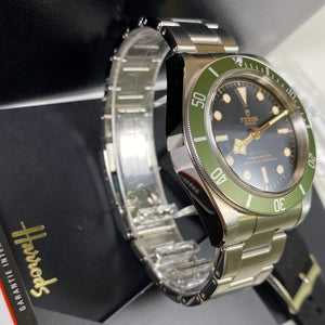 Tudor Black Bay Green Harrods Edition 79230G (2019) - Swiss Watch Trader