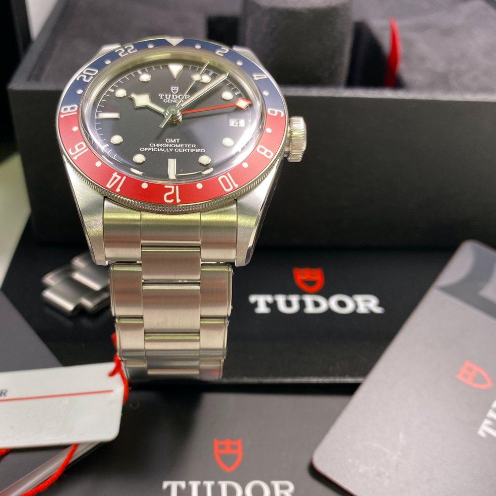 Tudor Heritage Black Bay GMT 79830RB Red Blue Pepsi Bezel