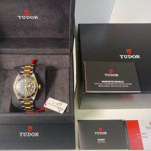 Tudor Heritage Black Bay Steel & Gold 79733N - Swiss Watch Trader